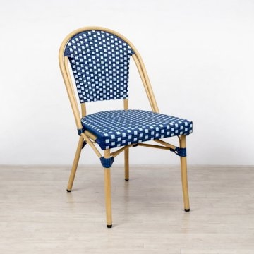 French Style Bistro Chair - Blue/White French Style Bistro Chair - Blue/White