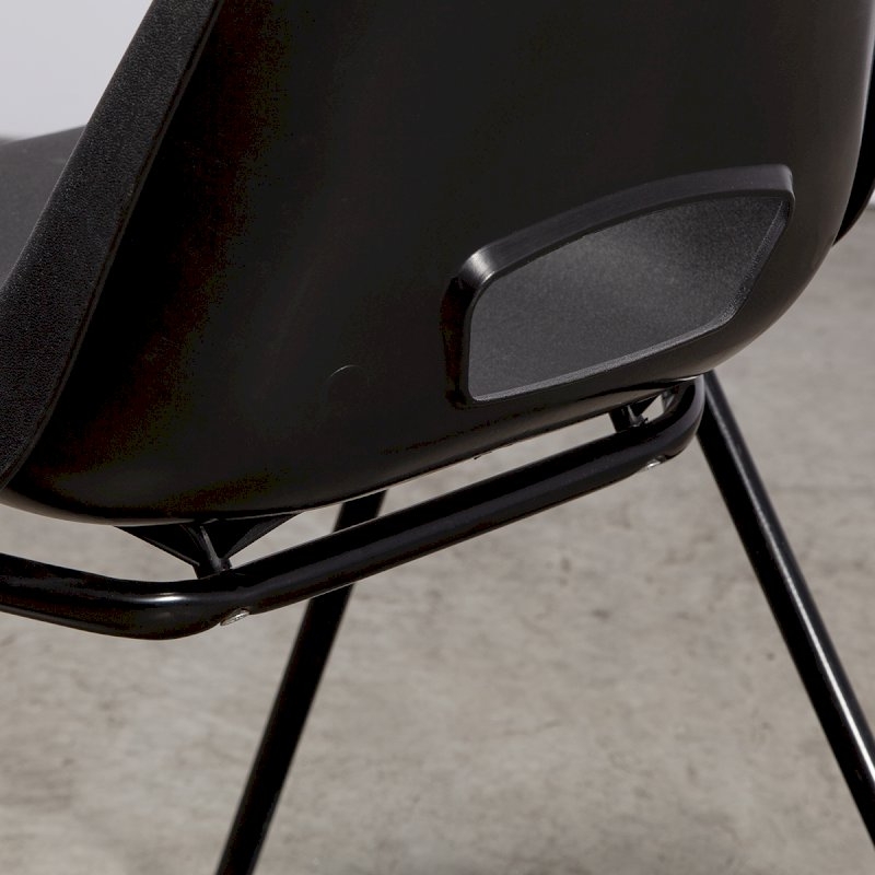 Colby Black Polyprop Chair