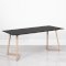 Boston Double Bistro Table - Black