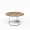 Black Spire Coffee Table - Oak Top