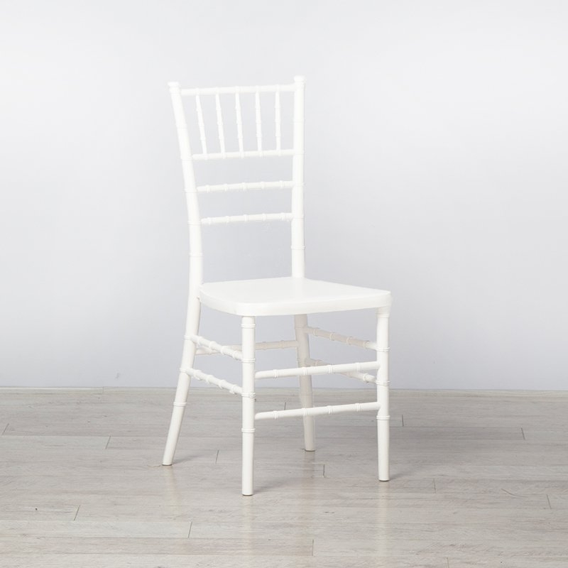 White Resin Chiavari Chair