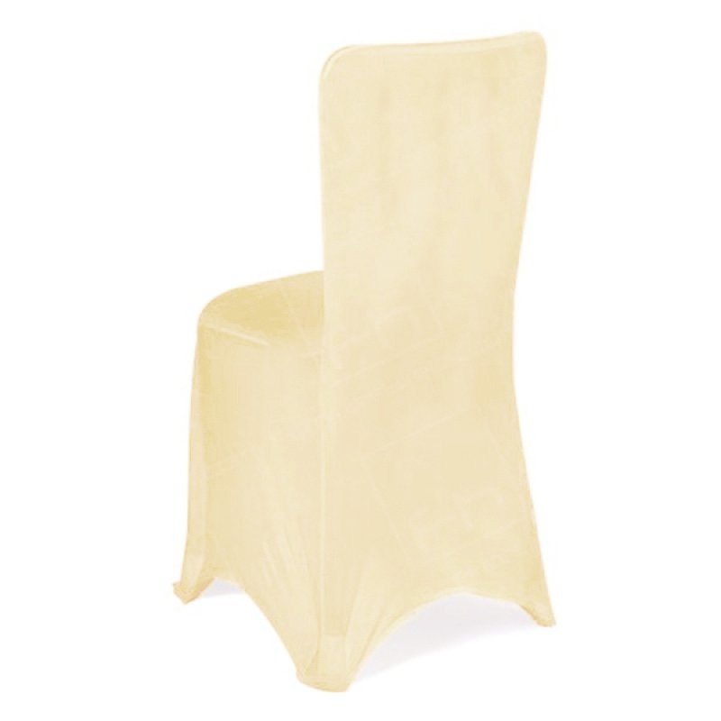 Fitted Lycra Chair Cover - Ivory