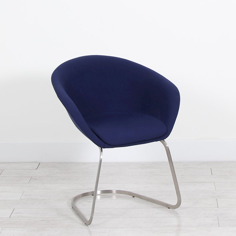 Blue Fabric Duna Chair