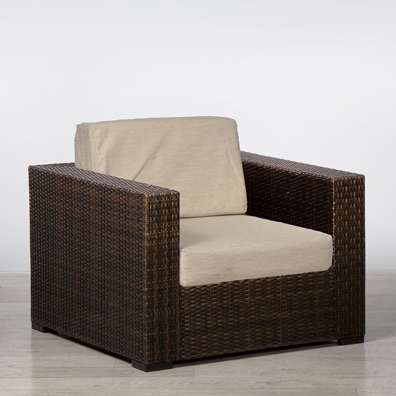 Brown Rattan Chair