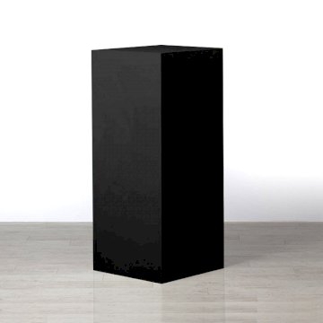 Plinth 600x600x1000h - Black