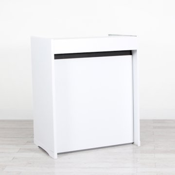 1m Straight Bar - White