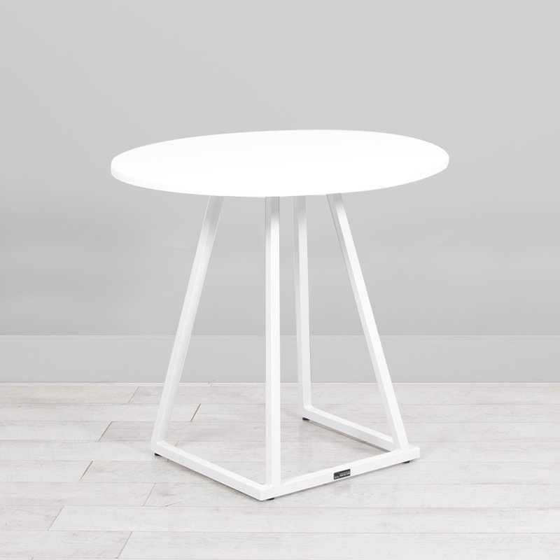 Dallas Round Bistro Table - White
