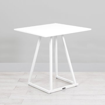 Dallas Square Bistro Table - White