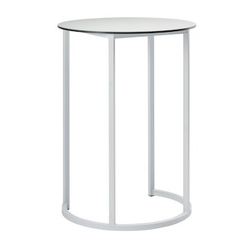 Nevada Curved Box Frame Table - White