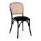 Cane Back Chair - Black Pad