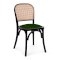 Cane Back Chair - Green Pad