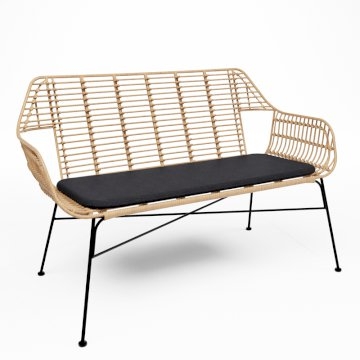 Miami Bench - Natural With Black Pad