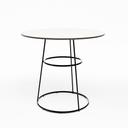 Black Spire Bistro Table - White Top