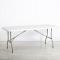 Plastic Rectangular Trestle Table (6ft) - White