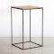 Box Frame High Table Walnut 600 x 600 x 1020h