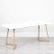 Boston Double Bistro Table - White