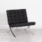 Barcelona Style Chair - Black