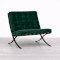 Barcelona Style Chair - Green Velvet (available from 5th July)