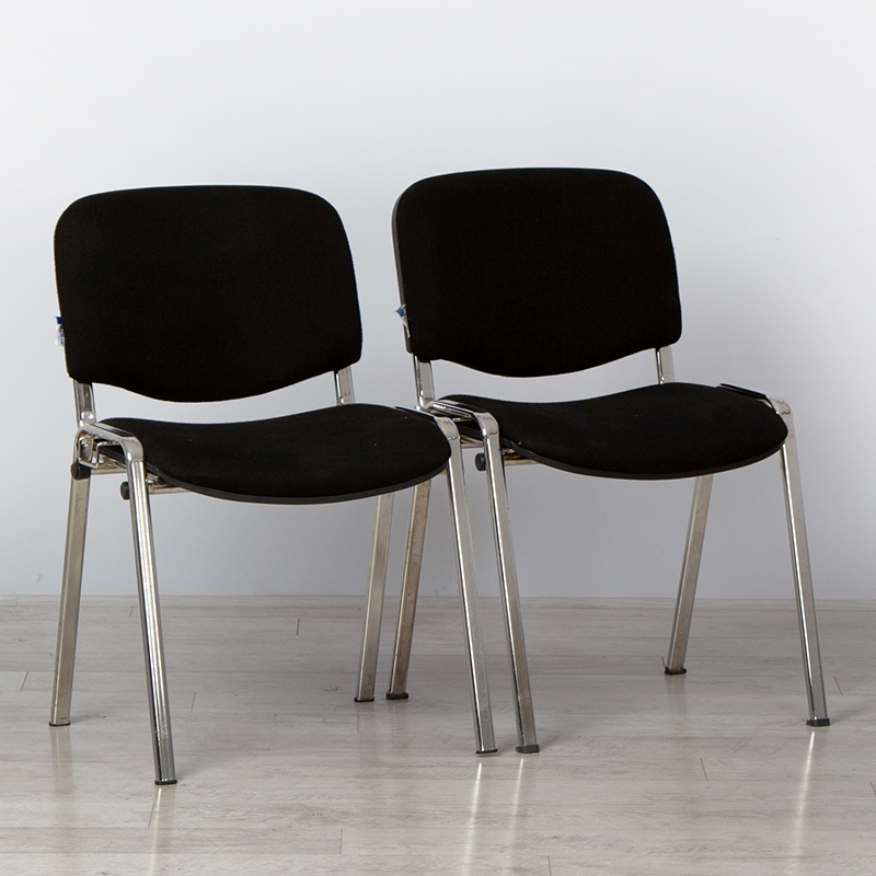 Black Conference Linking Chair