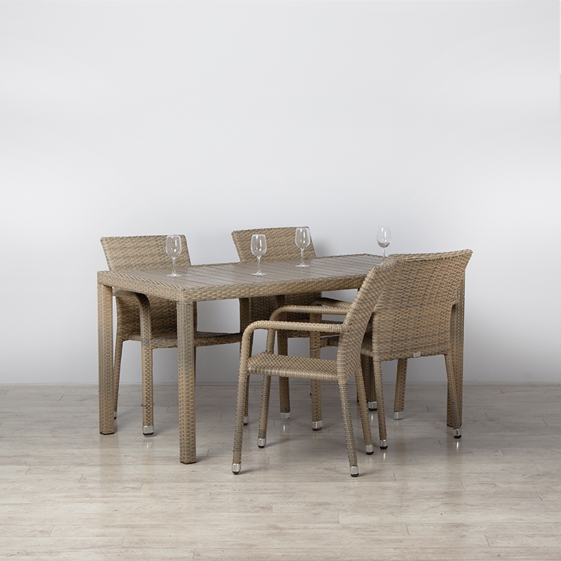 Ascot Rattan Set for 4
