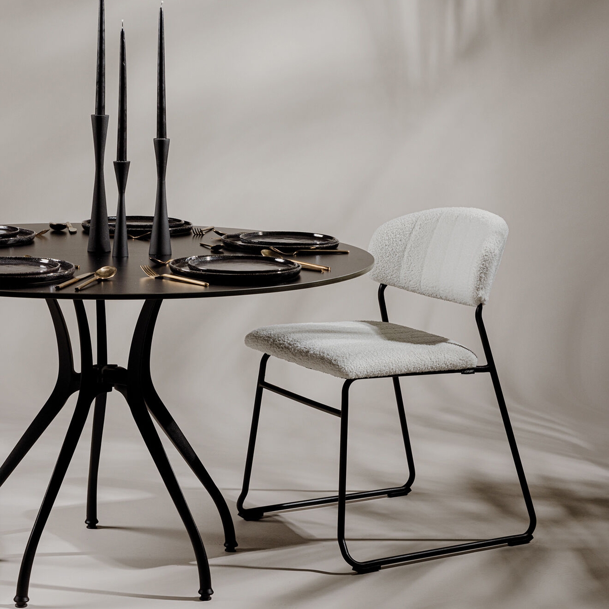 Ski Chair - White