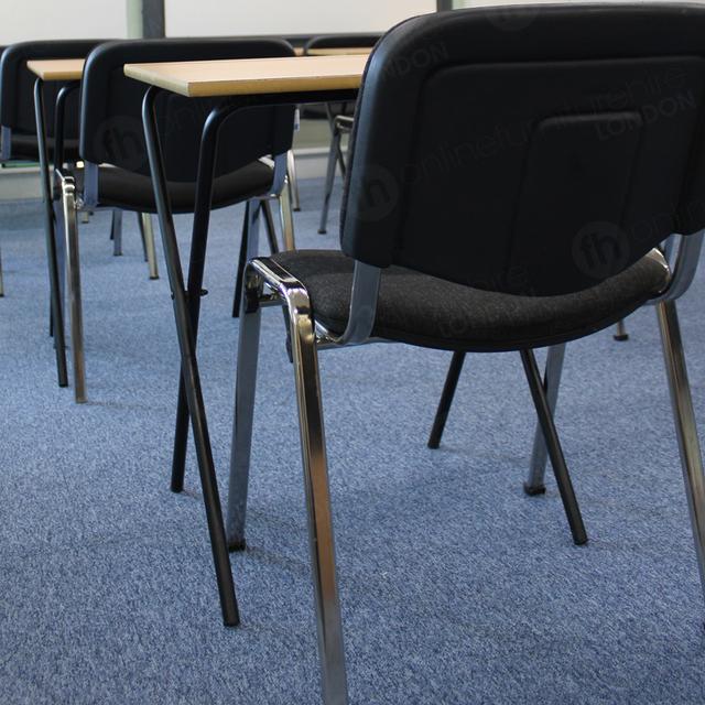 Stacking Chairs Are Great For Exams https://d1hcs5uofxldvl.cloudfront.net/online-furniture-hire/article_additional/london-school-exams6/london-school-exams6.jpg - Chairs are padded on the seat & seat back.