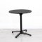 700mm Black Round Bistro Table - Black Frame