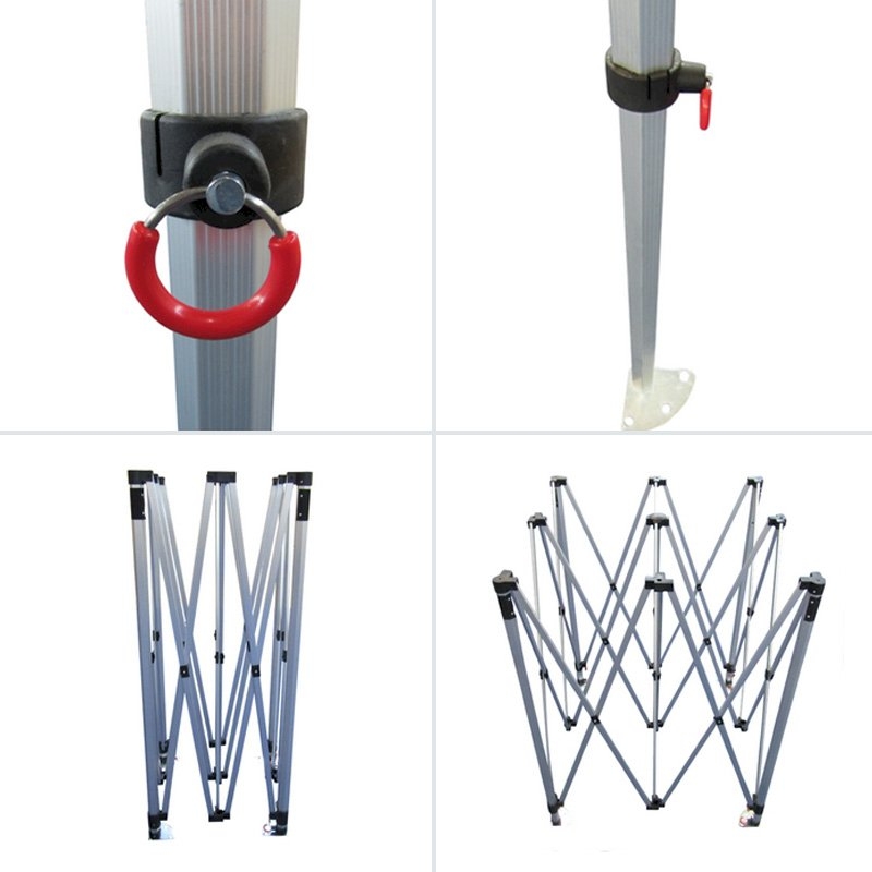 White Popup Marquee With Sides 3x3m