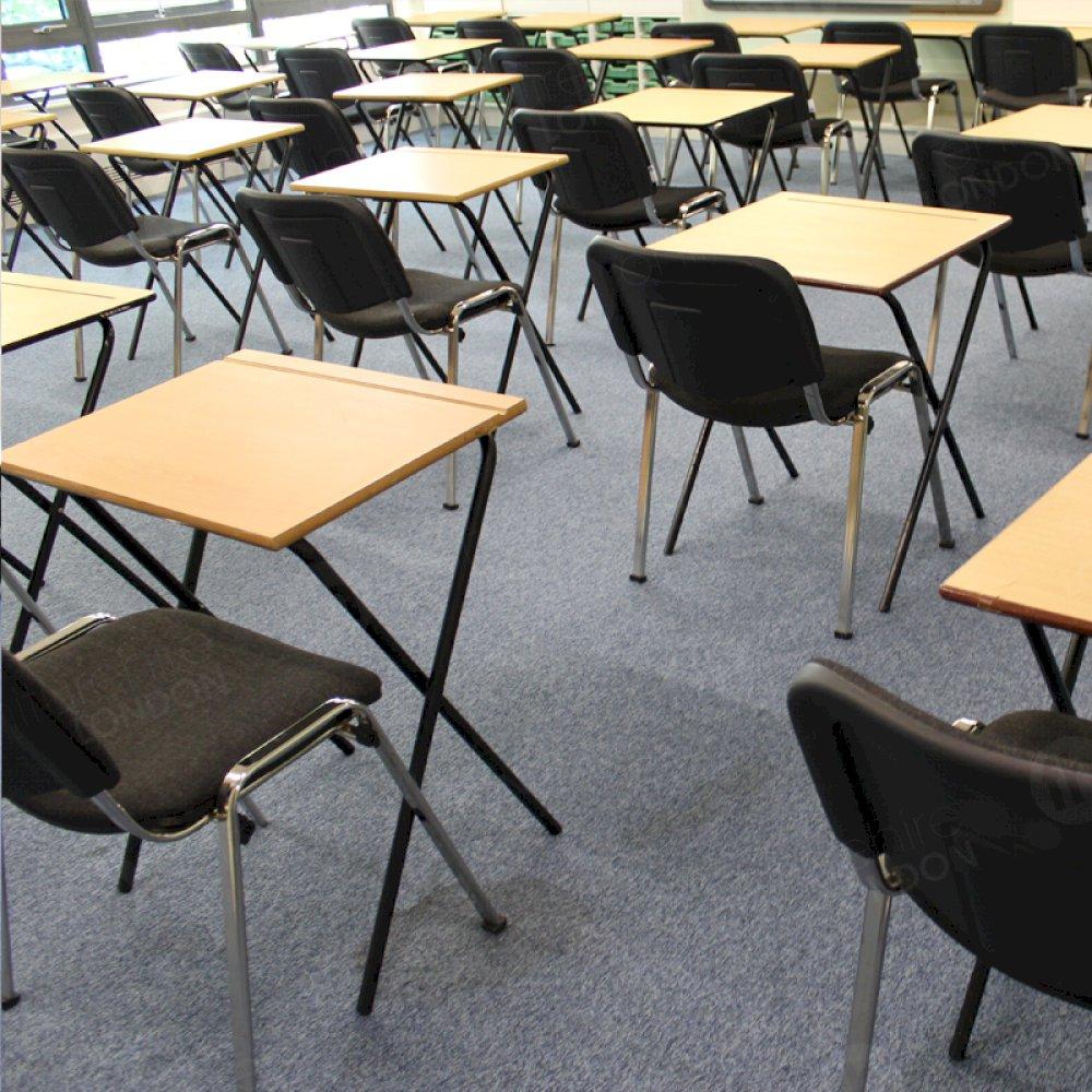 Keep all students comfortable with stacking chairs.