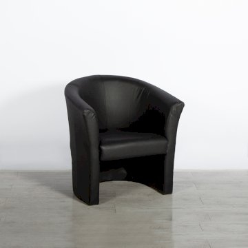 Black Leather Tub Chair Black Leather Tub Chair