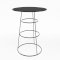 Black Spire Poseur Table - Black Top