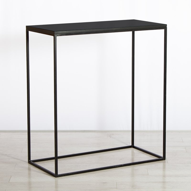 Box Frame High Table Black 460 x 920 x 1020h