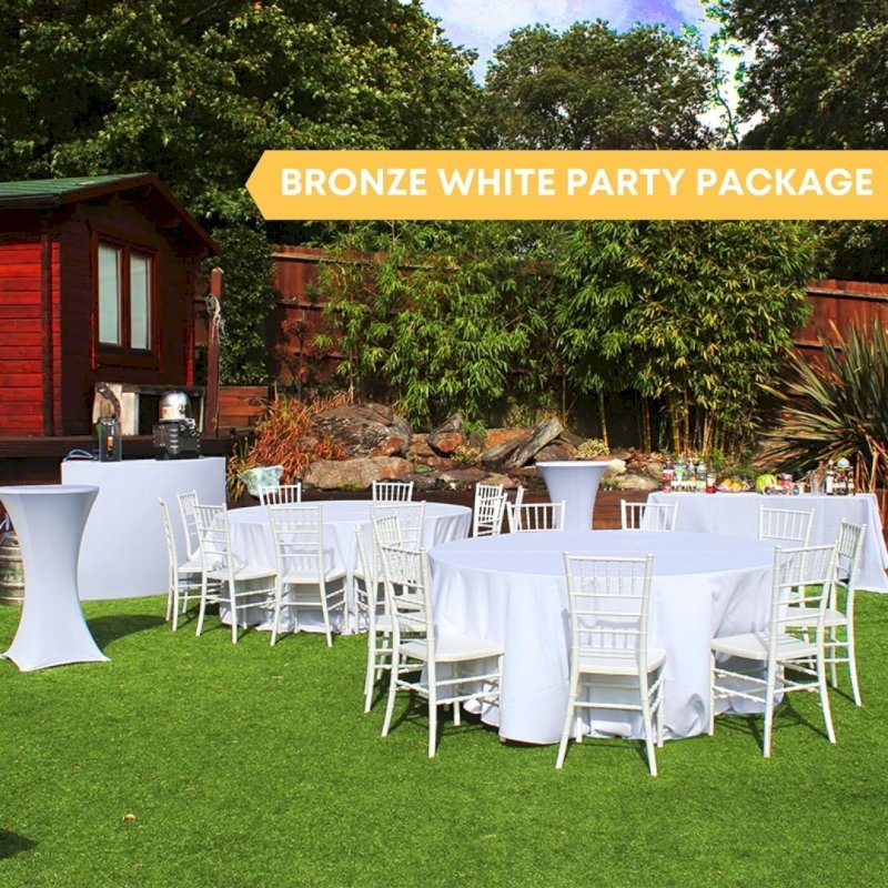 Bronze White Party Package