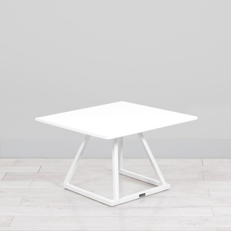 Dallas Square Coffee Table - White