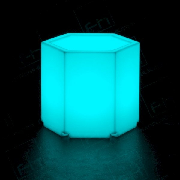 LED Colour-Changing Hexagonal Table
