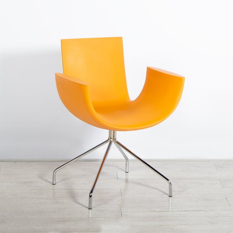 Orange Noah Spider Chair
