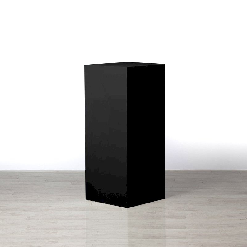 Plinth 500x500x1000h - Black