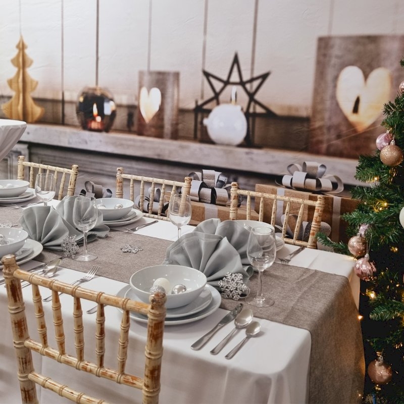 Rectangular Christmas for 12 - Chiavari