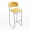 Ski Bar Stool - Gold