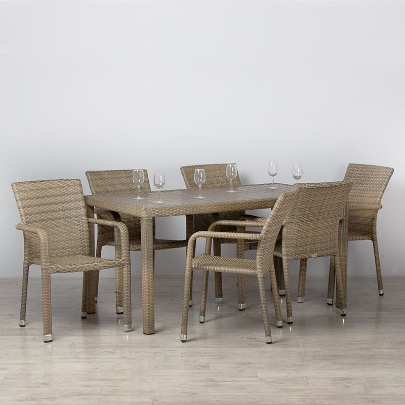 Ascot Rattan Set for 6