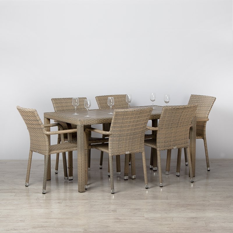 Ascot Rattan Set for 6