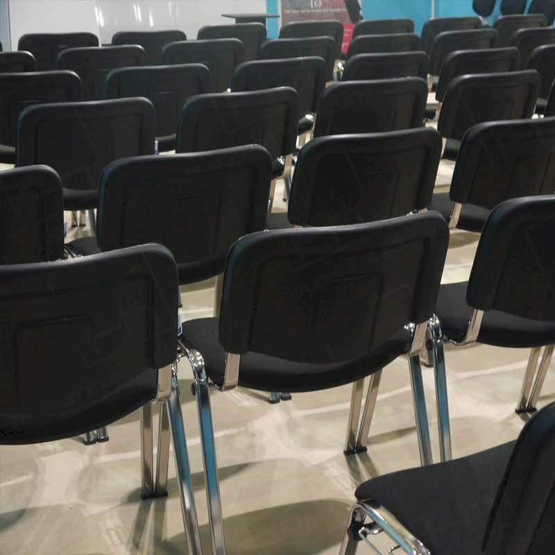 Black Conference Linking Chair